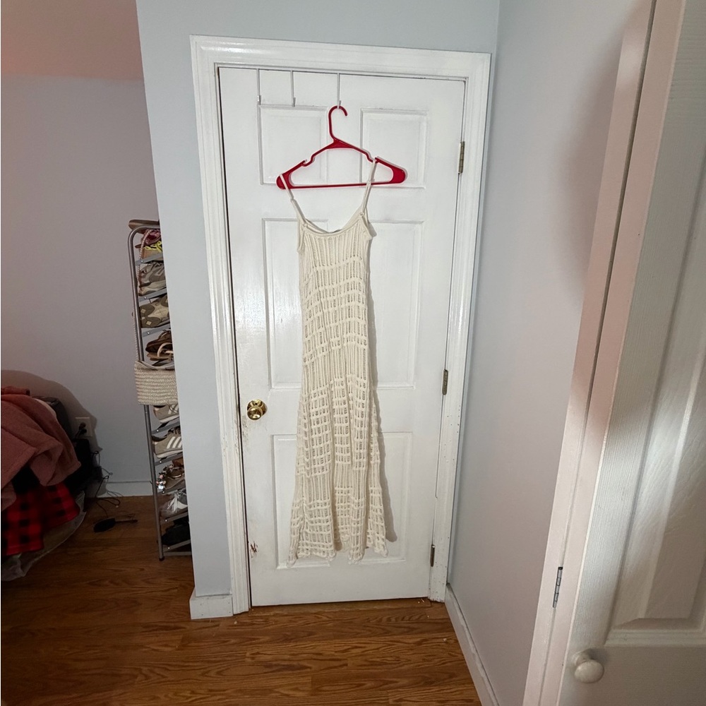 Abercrombie size small crochet maxi dress